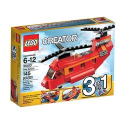 Конструктор LEGO Creator 3в1 Червоний вертоліт 31003