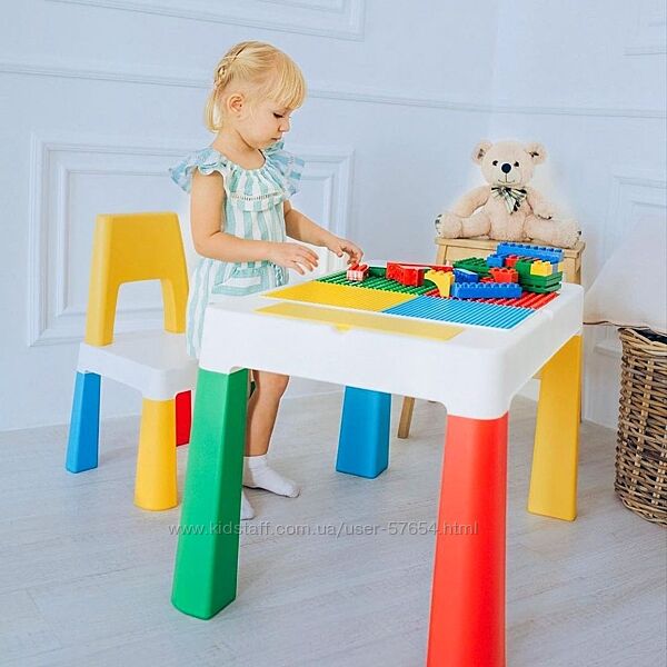 Столик и стульчик для Lego Poppet Color