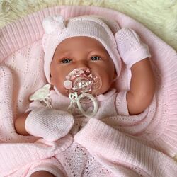 Кукла младенец Тони в розовом 42 см, Antonio Juan 5063/5064