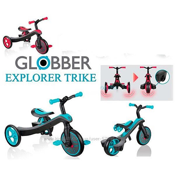 Детский велосипед 2 в 1 Globber Explorer Trike
