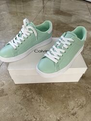 Calvin klein красивенные мятные кеды