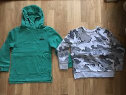  Кофты, флиска, худи Некст, Зара, H&M  4-5, 6, 7-8  супергерои, динозавр 