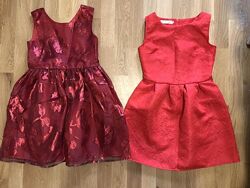 Платья красное, черное Джимбори, Некст, НМ, Зара, TU розы, фламинго ч 1