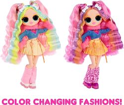 Кукла LOL OMG Sunshine Makeover Bubblegum DJ, меняющие цвет лол