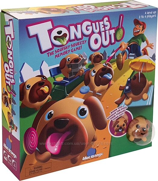 Мопсы-сладкоежки простая тактильная игра для детей Tongues Out на память