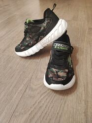 Кроссовки skechers с мигалками размер 28