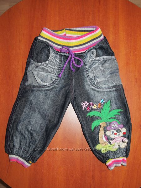 Джинсы-бриджи р.92 - 80 грн