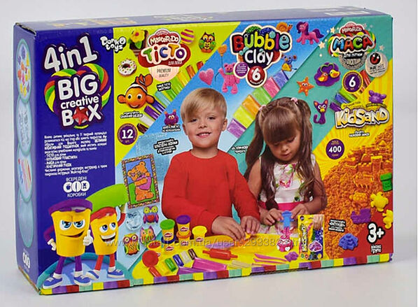 Набір креативної творчості 4в1 BIG CREATIVE BOX