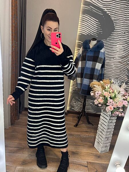 Теплі сукні з альпаки