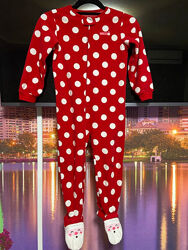 Картерс флисовый слип человечек пижама костюм для дома 4/6 лет 