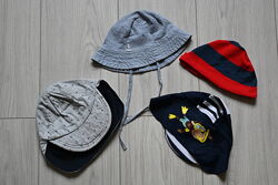 Набор панамка H&M, кепка Tu, шапка Mothercare, Rebel для малыша