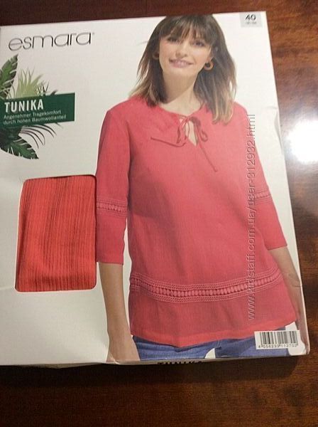 Cимпатичная женская блуза- туника размер евро 40 Esmara Германия