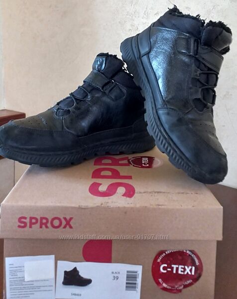 Зимові черевики SPROX, розм. 39 