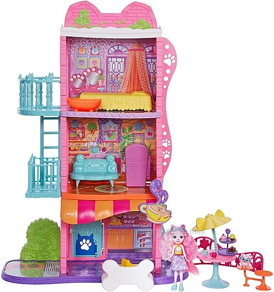 Великий будиночок енчантімалс таунхаус enchantimals city tails town house &