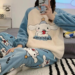 Зимовий мякий комплект із 2-х предметів. Жіноча флісова піжама