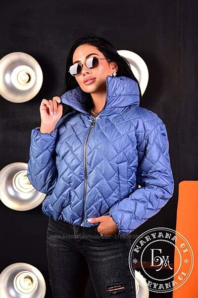 Хіт сезону Легка демісезонна куртка / голубий джинс