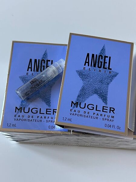 Mugler Angel Elixir пробники упаковка