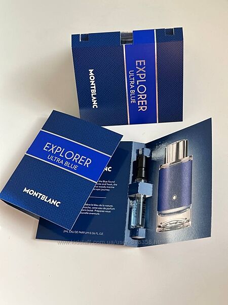 Montblanc Explorer Ultra Blue пробники 
