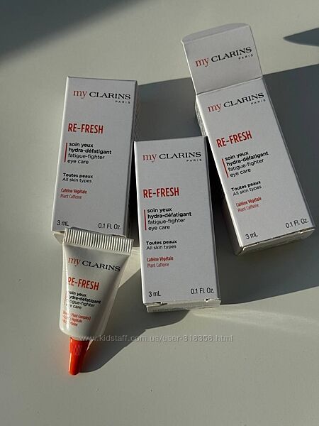 Крем для повік Clarins My Clarins Re-Fresh Eye мініатюри по 3мл 