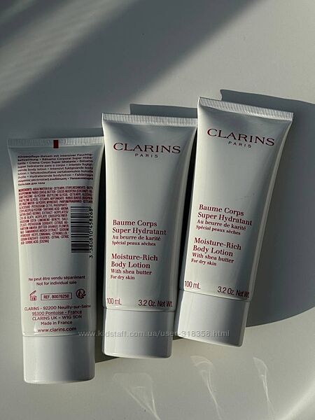 Зволожуючий лосьйон для тіла Clarins Moisture-Rich Body Lotion 100ml 