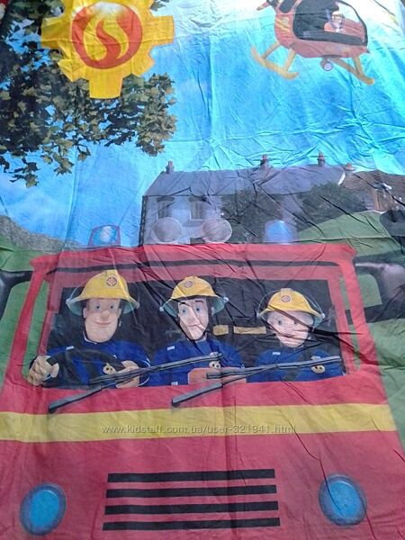 Простирадло, простынь Fireman Sam 160 х 280 см.