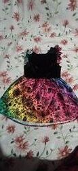 Класна  яскрава сукня на  Хеловін на 3-4 роки