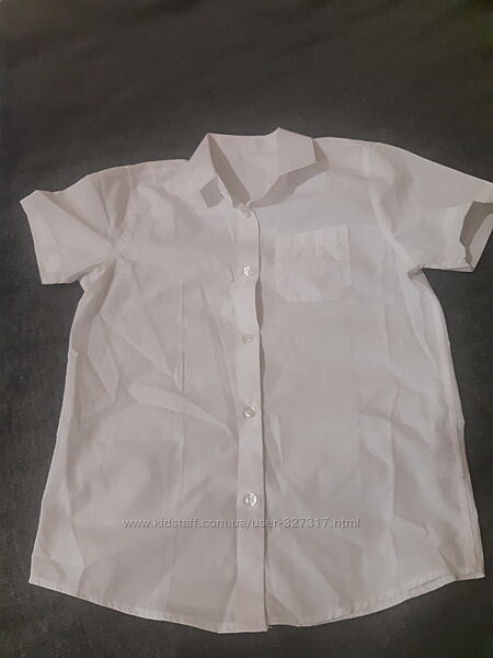 Белая рубашка F&F на 9-10 лет