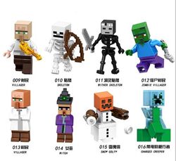 Конструктор фигурки человечки майнкрафт Minecraft лего-совместимые