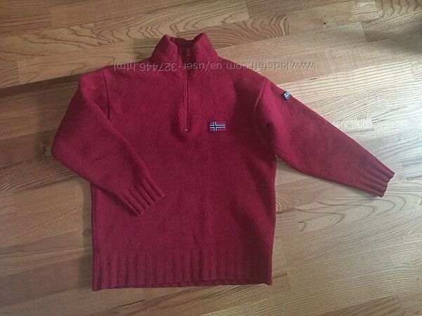 Теплый свитер кофта napapijri. 11-13лет, размер s