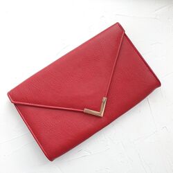 Червоний клатч конверт сумка як H&M Zara тренд