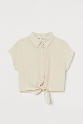 Трендова рубашка сорочка блузка H&M XS 34 