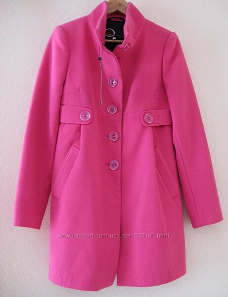 Нове пальто кашемір тренд колір барбі xs Barbie