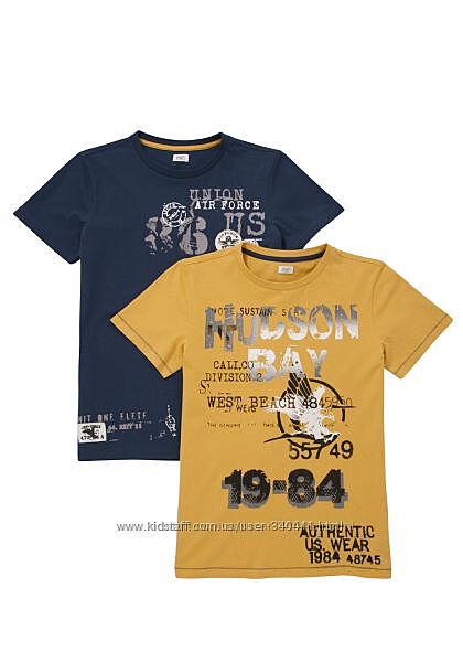 Футболки F&F Tesco на 5-6 років, зріст 110-116 см. Ціна за набір