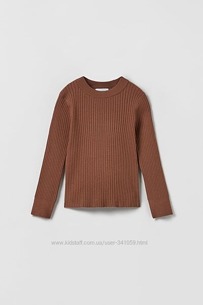 Трикотажний светр у рубчик Zara  