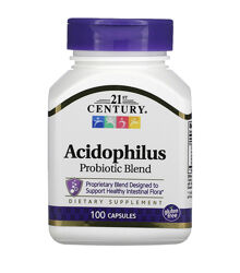 Смесь пробиотиков Ацидофилус, Acidophilus Probiotic, 100/150 шт