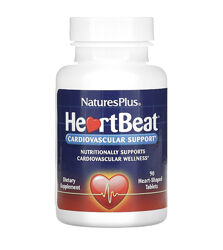 HeartBeat, Поддержка сердечно-сосудистой системы, Natures Plus, 90 шт