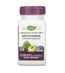 Natures Way, Артишок, 300 мг, 60 капсул