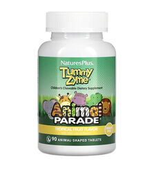 Animal Parade, Tummy Zyme, Ферменты с пробиотиками для детей, 90 шт