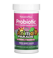 NaturesPlus, Animal Parade, Пробиотики для детей, 30 таблеток