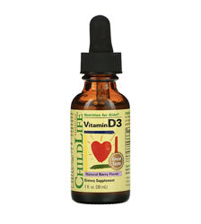 ChildLife, Витамин D3 для детей, Д3, 500 МЕ, капли, 30 мл