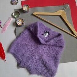 ZARA Лиловые тёплые шорты для дома илир М сток