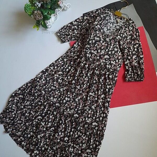 soyaconcept Дорогой бренд ярусное платье р хс- с