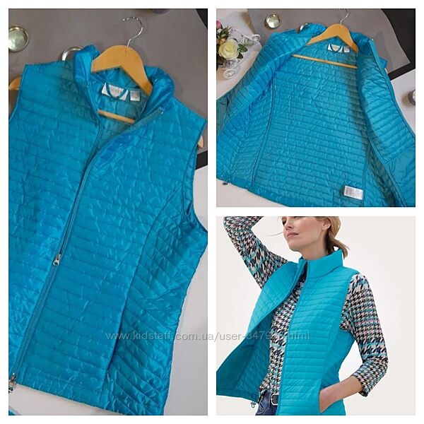 Mona яркий стёганный жилет  сток р.16-18
