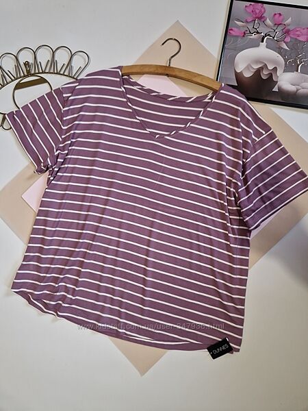 Футболка у смужку Вільна Dunnes.  Р 18 