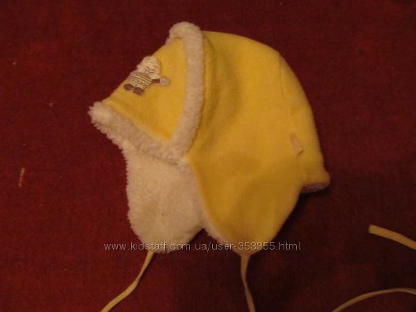 Зимняя  шапка-шлем, 44 размер