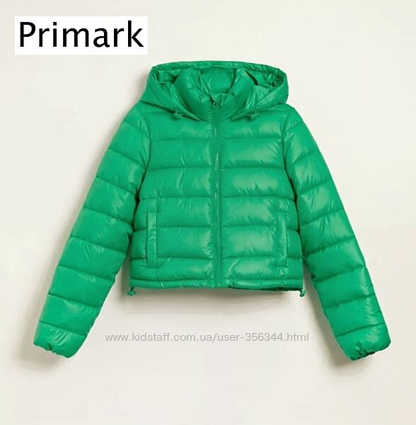 Демісезонна стьобана куртка з капюшоном primark xxs