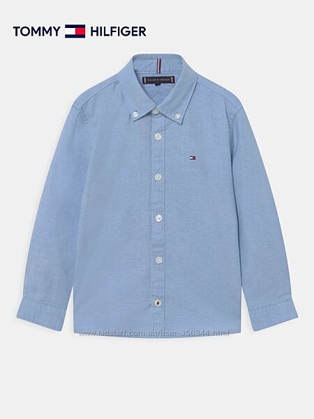 Стильна брендова нарядна сорочка оксфорд, рубашка Tommy Hilfiger 14-16років