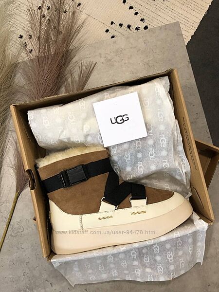UGG Classic Boom Buckle Boot Brown White. Р 36-40.
