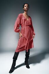 Платье миди из жакардовой ткани Zara  - S, M - Большемерит