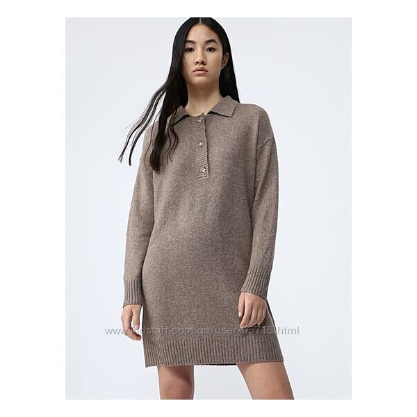 Теплое вязаное платье оверсайз Lefties - M, L